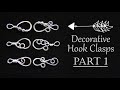 Decorative Hook & Loop Clasp Tutorial Part 1 | Beaded | How to Make Wire Wrapped Fasteners