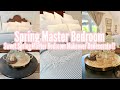 MASTER BEDROOM SPRING DECORATE WITH ME // HELLO FRESH COOK WITH ME SURF + TURF // WHAT'S FOR DINNER