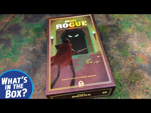 MINI ROGUE Board Game Unboxing by Nuts! Publishing 