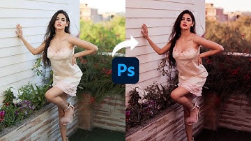Rich Ruby Color Grading In Photoshop - 5 Min Tutorial ✅