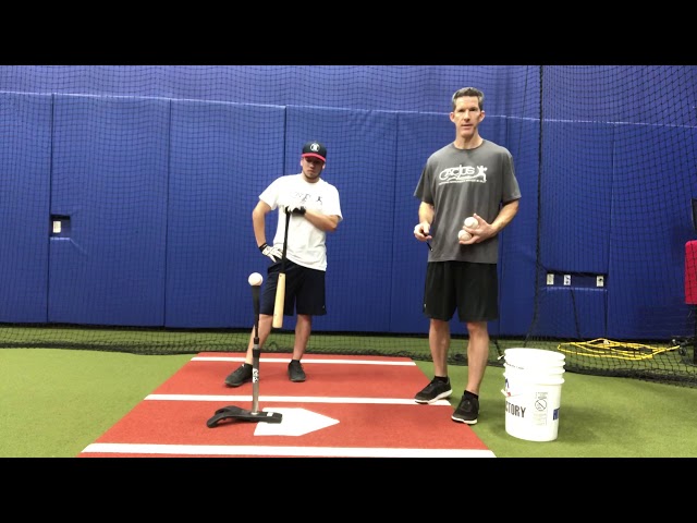 Batting Tee Rhythm Drill