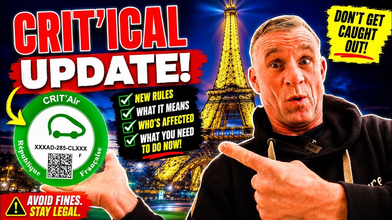 CRIT' ICAL AIR Update France Travel Air Sticker City Anti Emissions ...