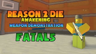 R2DA Weapon Demonstration: FATAL5