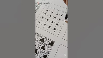 Zentangle Pattern 😉 Day-5 #doodlewithrimsha #shorts #art #artist #zentangle #fyp #youtubeshorts