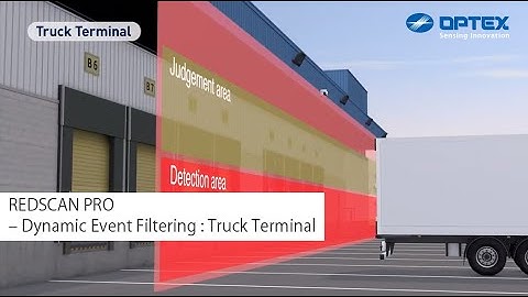 OPTEX – REDSCAN PRO – Dynamic Event Filtering : Truck Terminal