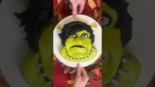 It’s not a phase Fiona 😔🧅 (emo shrek cake) #emo #shrek #cake #shorts