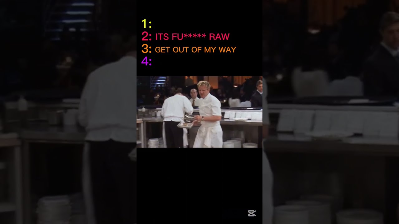 RANKING TOP 5 FUNNY GORDON RAMSAS MOMENTS Funny Ranking Top5 Gordonramsay Memes