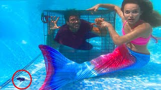The mermaid saved her boyfriend who is underwater! screenshot 5
