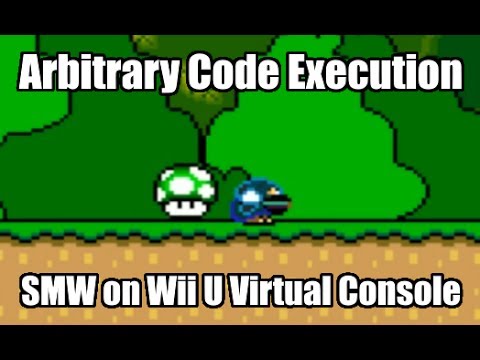 SMW on Wii U Virtual Console -- Executing Arbitrary Code for the First Time