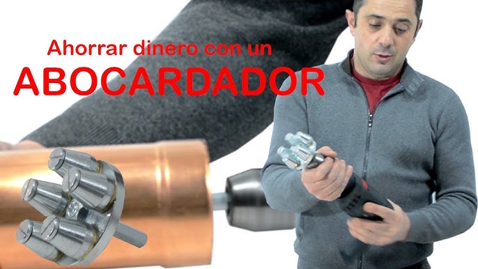 Como ensanchar tubo de cobre aire acondicionado con el taladro atornillador  