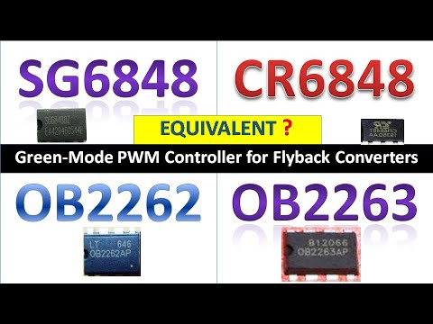 [384] SG6848 / CR6848 / OB2262 / OB2263 CURRENT MODE SMPS CONTROLLER EQUIVALENT EXPLAINED