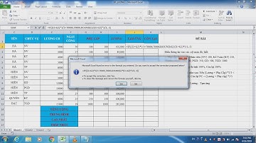 CÔNG PHÁ EXCEL BÀI TẬP LƯƠNG