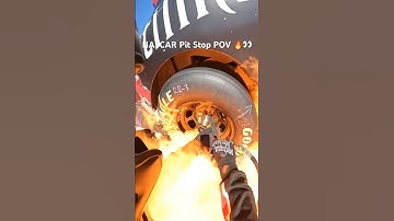 Nascar pit stop POV 🔥👀 #nascar #racing #motorsports