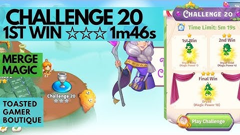 Merge Magic Challenge 20 • 1m46s On 1st Win ☆☆☆