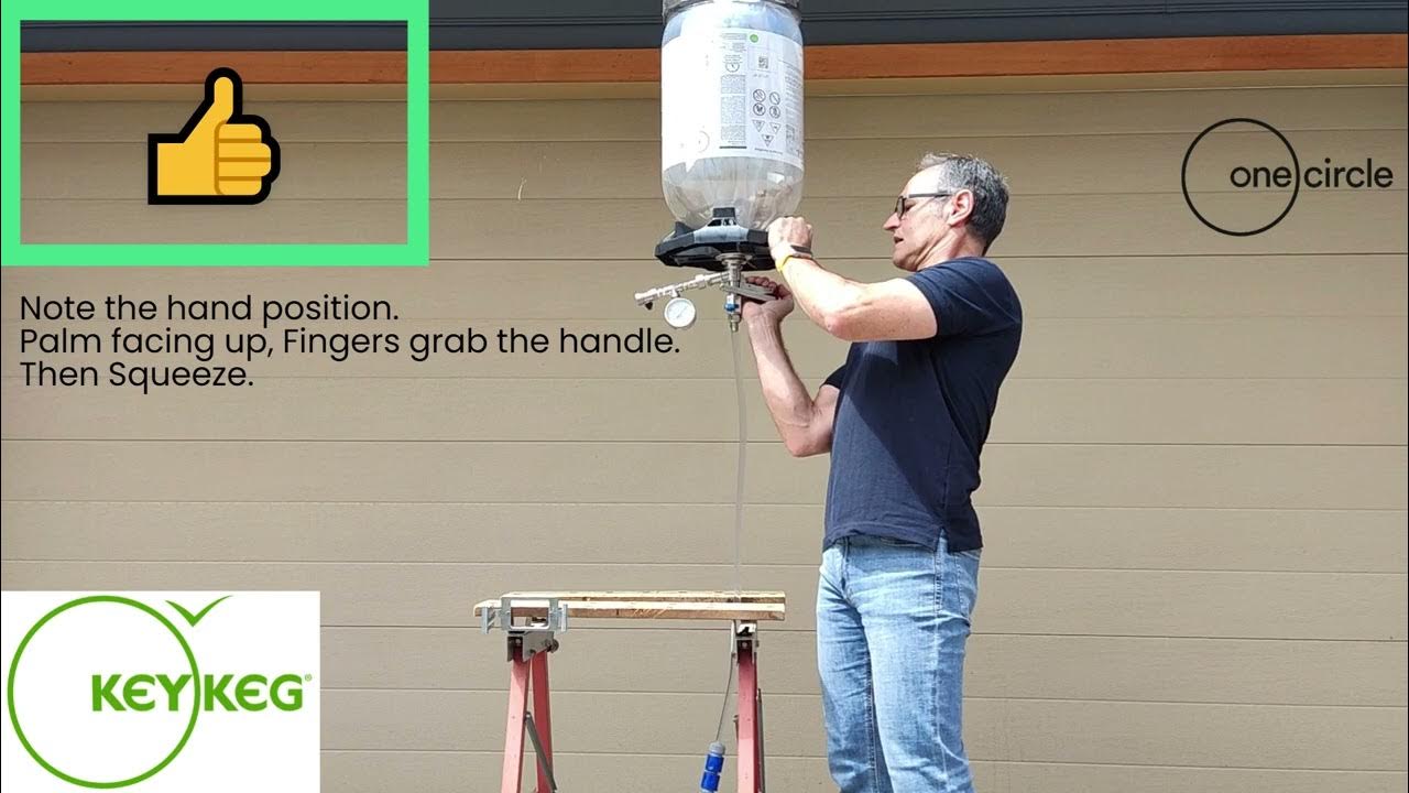 How to Fill KeyKegs KeyKeg Filling Tutorial The correct Way to Fill