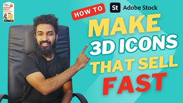 How to Create 3D icons that Sell Fast on Adobe Stock Contributor Sinhala 2025