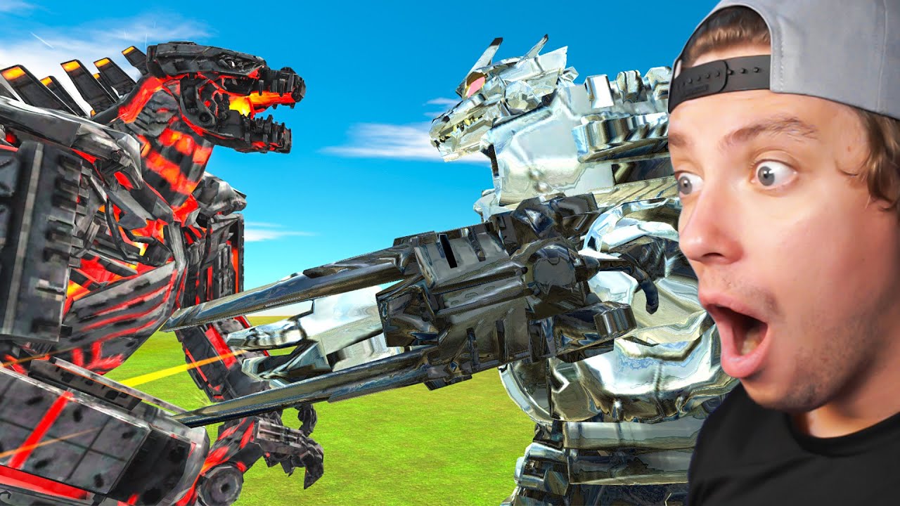 New Mecha Godzilla vs Old Mecha Godzilla