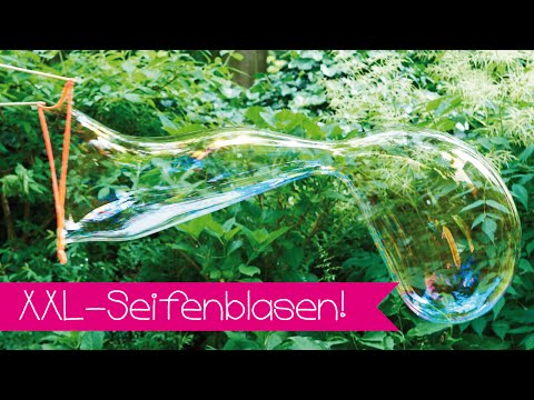 Video: Wie Man Eine Große Seifenblase Aufbläst