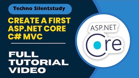 create a first asp.net core c# web applications in hindi | asp.net core tutorial in hindi