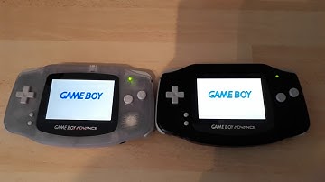 Game Boy Advance AGS-101 Screen Mod - The final result and comparison