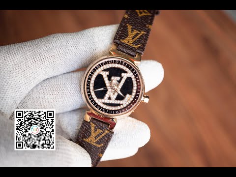 Giá Đồng Hồ Lv Nữ Chính Hãng - Trên tay đồng hồ nữ Louis Vuitton LX8228 mặt xoay tự động