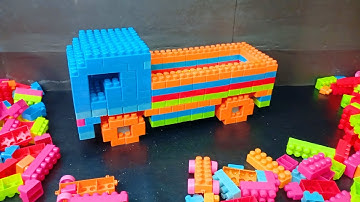 Satisfying DIY Lego Big Truck | Lego Building Blocks Videos #buildingblockstoys #lego
