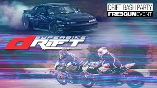 BIKES vs CARS Drift - Superbike Drift meets car drifters - Drift Bash Party 3 by FREEGUN