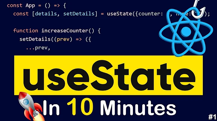 Learn useState in React | useState React Hooks Tutorial #1