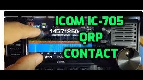 Icom IC-705 qrp contact