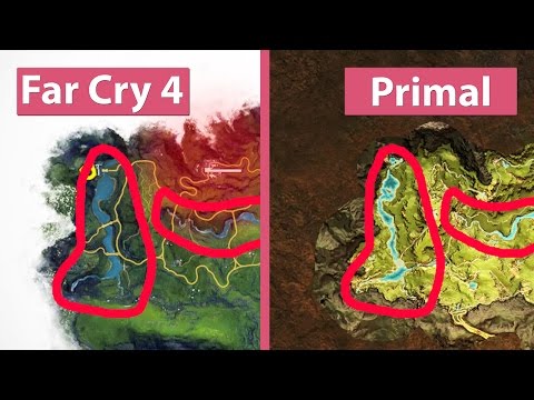 Wideo: Far Cry Primal Wykorzystuje Układ Mapy Far Cry 4