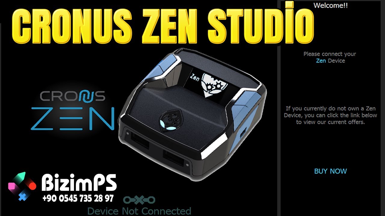 CRONUS ZEN STUDİO KULLANIMI AYARLARI CRONUS ZEN STUDİO indir YouTube