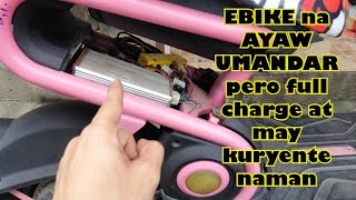 Ebike ayaw umandar pero may kuryente