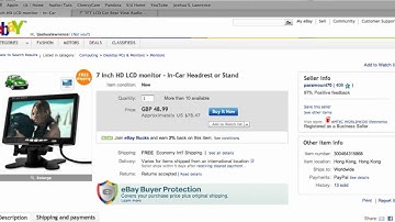 $80 7 Inch Monitor For Canon T2i, 60D, and 5DMkII