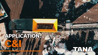 Shredding Commercial and Industrial (C&I) waste with TANA Shredder screenshot 1