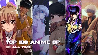 My top 100 anime openings of all time