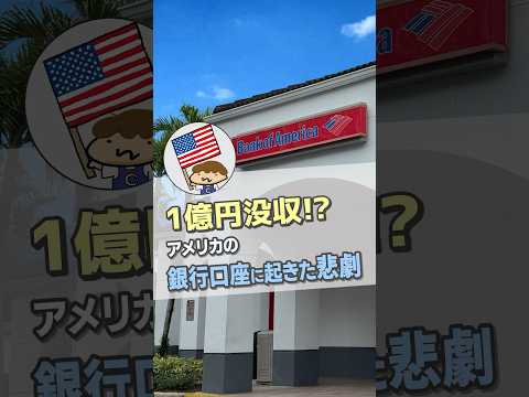 1億円没収！？知らないでは済まされないアメリカの銀行口座の仕組み #非キラキラ系女子#アメリカ#MomentstoMemories