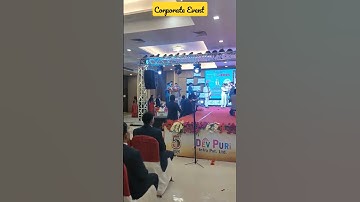 corporate event Stage and sound setup | corporate company Anniversary #corporate #party #events