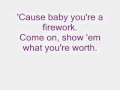 Katy Perry - Firework (Lyrics)