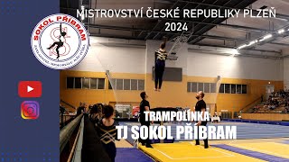 TG Mistrovství České republiky Plzeň 2024 │TJ Sokol Příbram│Trampolína
