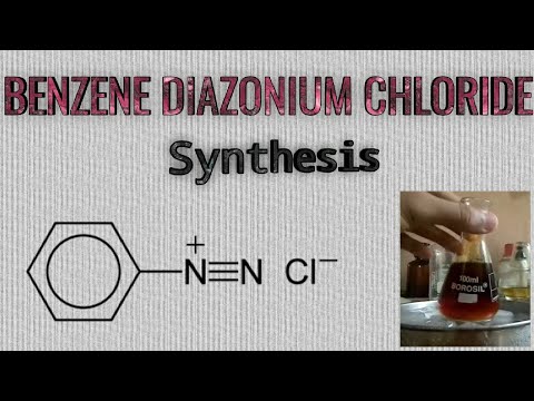 Video: Når benzen diazoniumchlorid opvarmes med vand, dannes det?