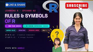 Learn R From ZERO — Ep. 2: Variable Rules, Operators & Symbols