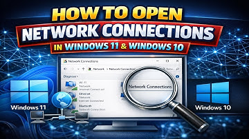 How to Open Network Connections in Windows 11 & Windows 10