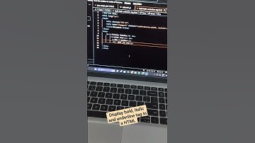 Display bold italic and underline tag #trendingshorts #coder #reels #india #creator #indianyoutuber