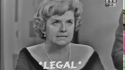 PASSWORD 1962-11-25 Peggy Cass & Jack Paar