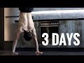 The fastest handstand tutorial progress in 3 days