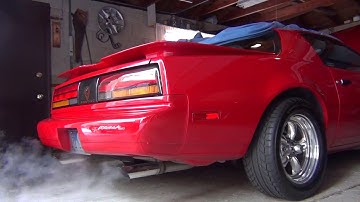 Pontiac Formula Firebird 1991 / Cold start