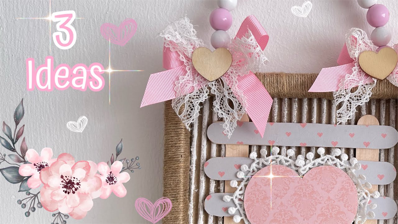 Mira estas Ideas para Regalar o Vender en San Valentin 🩷 Ideas con Reciclaje  / Suchadiy