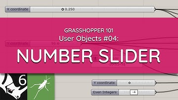 Grasshopper 101: User Objects | #04 Number Slider