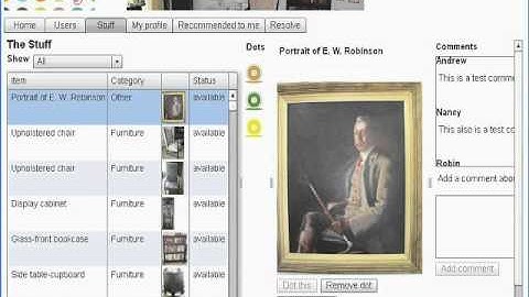 Dotty: how to empty a storage unit