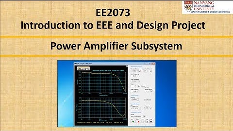 Week 7 Power Amplifier Subsystem